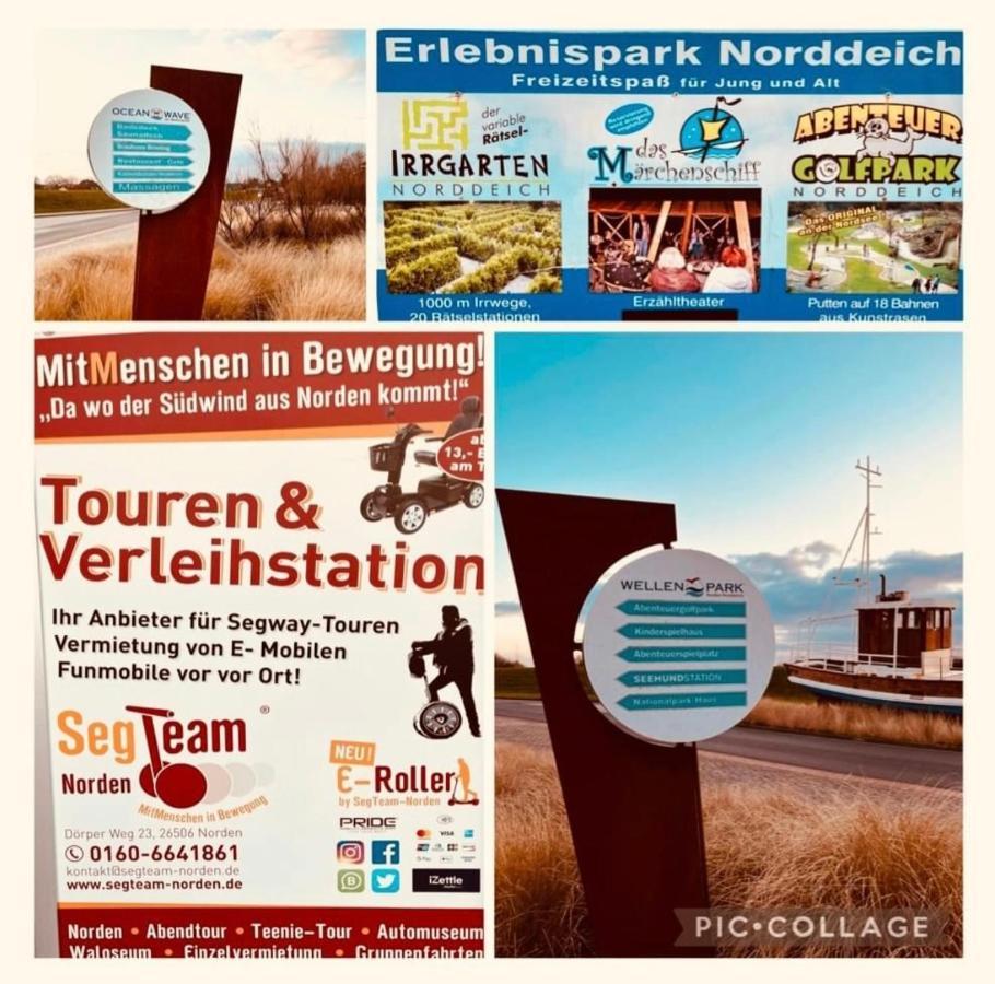 Hotel Pension Garni Haus Am Strand 2 Norddeich Kültér fotó